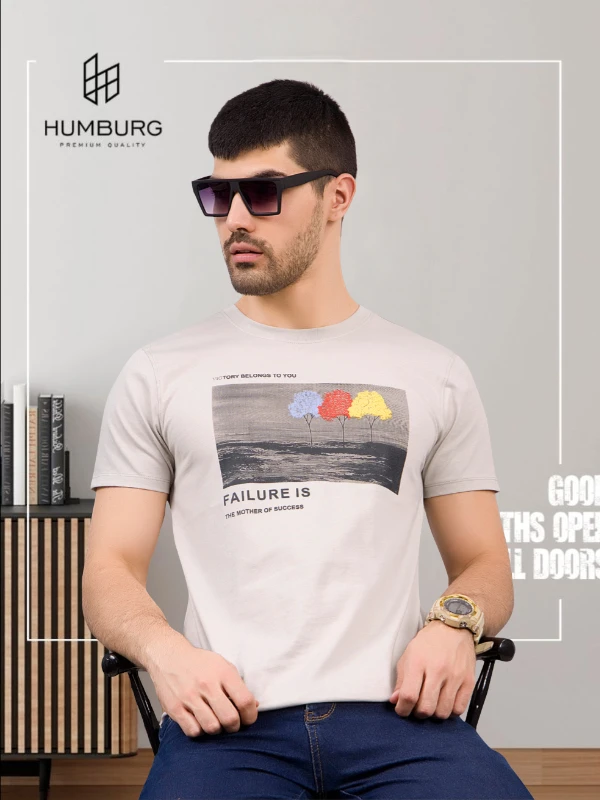 Off-White Motivational Graphic T-Shirt – 100% Cotton