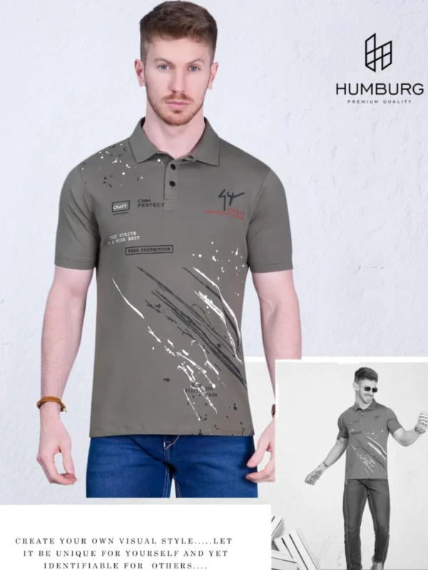 Olive Green Polo T-Shirt